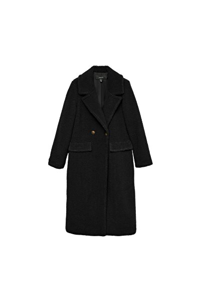 Vero Moda Piele artificială de oaie pentru femei 10333681 Negru