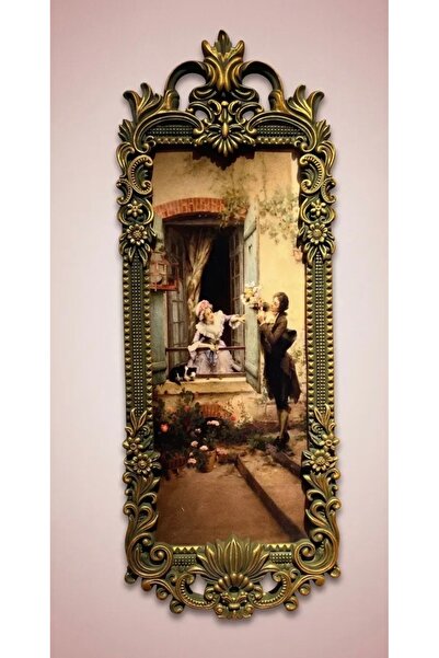bsdartgift Vintage Tasarım Kadife Dekoratif Duvar Tablosu