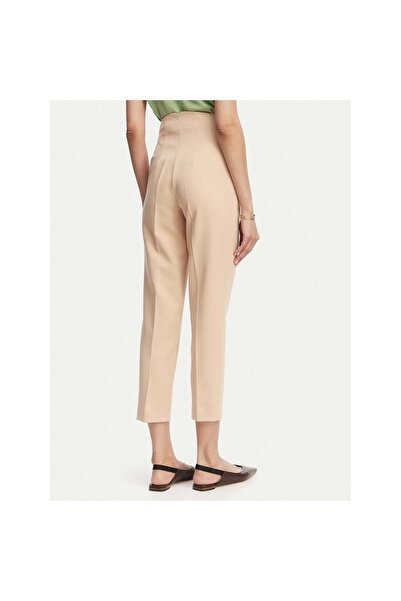 Access Fashion Γυναικεία Υφασμάτινα Παντελόνια 63-5132 Μπεζ