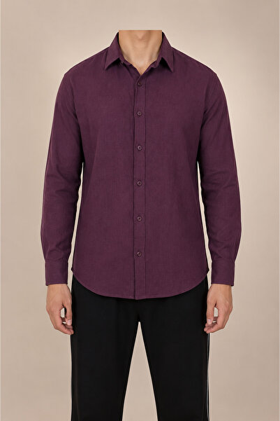 Butik Erkek Slim Fit Uzun Kollu Gömlek
