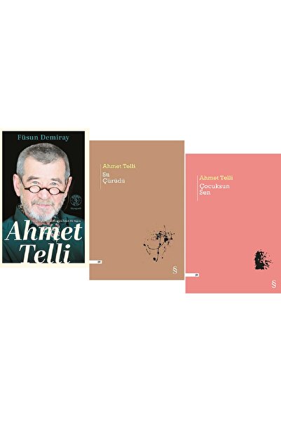 Everest Yayınları Ahmet Telli + Su Çürüdü + Çocuksun Sen / 3 Kitap SET