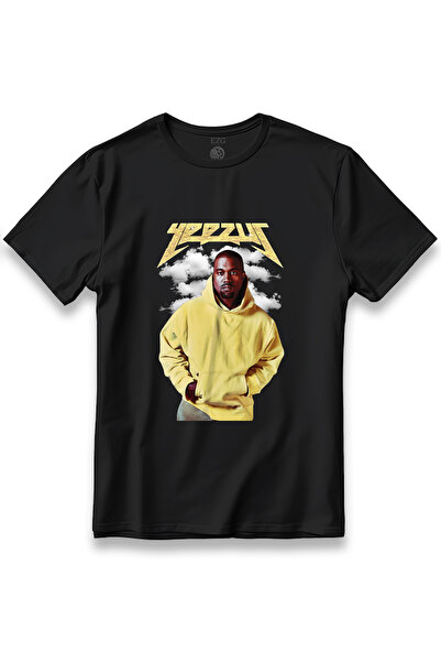 EZG Business Μπλουζάκι Kanye West KANYEWEST με στάμπα, Unisex, 100% βαμβάκι, ...