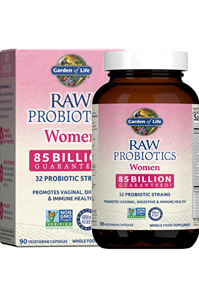 GARDEN OF LIFE Raw Probiotics Women - 32 Strains - Supplement for Immune, Dig...