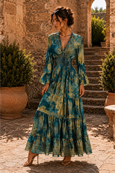 elite aura collectıon Elite Aura – Azura Maxi Elbise