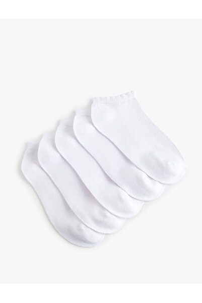 Koton Cotton Basic 5-Piece Booties Socks Set