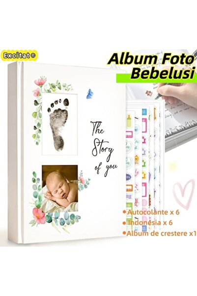 Excitat Baby Journal, Excitat®, Guided Album up to 5 Years, Baby's Journal, W...