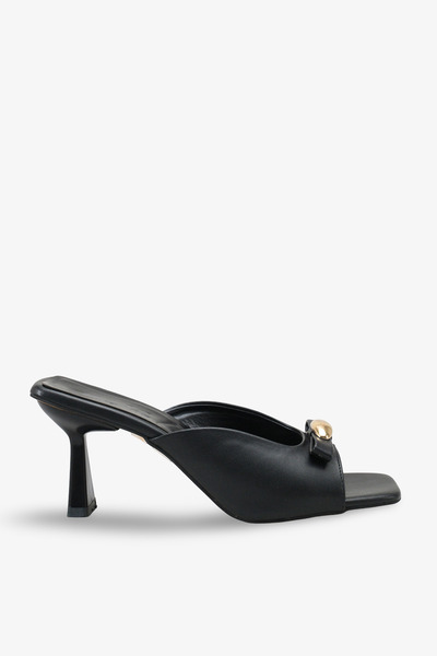 İNNABUTİKK Monica Women's Heeled Slippers - Black