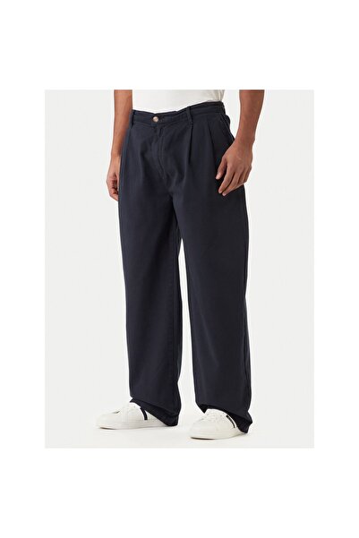 Guess Jeans Pantaloni bărbați din material textil M6RB59WGCV1 Bleumarin