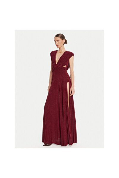 Elisabetta Franchi Rochie de seară pentru femei ABR1556E2 Bordeaux