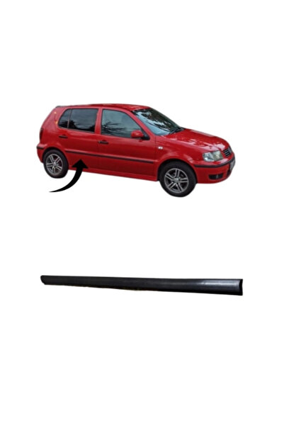 gkl Vw Polo Door Trim Rear Right Satin Black 1999-2002 6N4853074 B41