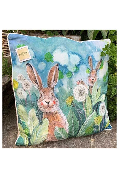 Alex Clark Perna decorativa Kroliczki multicolor 45x45cm bumbac
