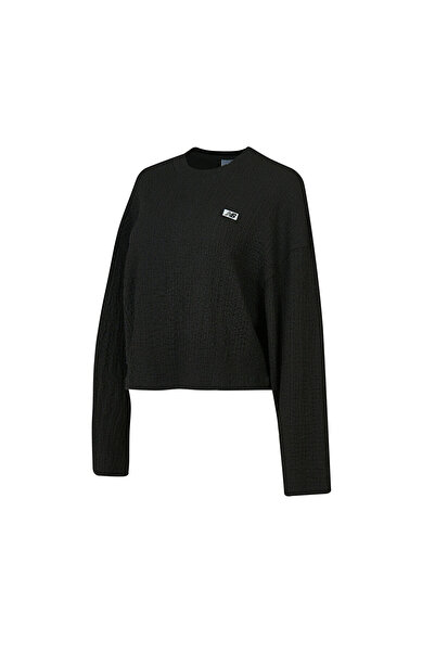 New Balance WNC1616 Siyah Kadın Sweatshirt