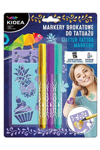 Derform Kit tatuaje temporare, Kidea, Multicolor