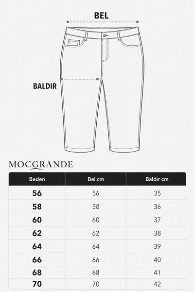 MocGrande Pantaloni capri din in pentru bărbați, mărime mare, cu buzunare laterale 11930 NEGRU
