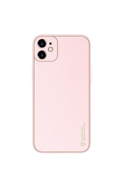 Dux Ducis Yolo Series Δερμάτινη θήκη για iPhone 12 Mini (Ροζ)