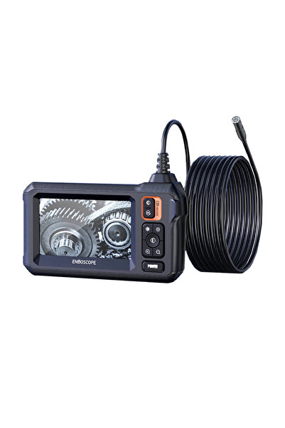 YBOSHOP Camera endoscop industriala HD cu ecran 4,3", cablu 5 m si lumina reg...