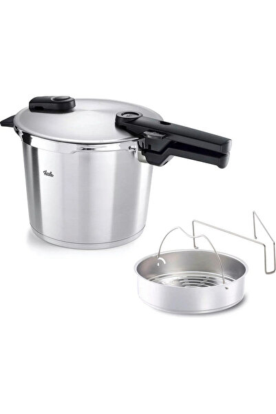 Fissler Vitaquick Premium Buhar Aparatlı Düdüklü Tencere - 10 lt