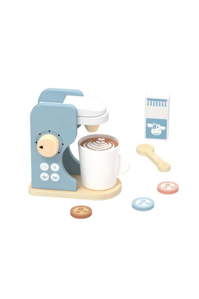 Hi Pando Set Cafea Lemn Hi Pando, Barista, Cafetieră + Ceașcă + 3 Capsule + L...