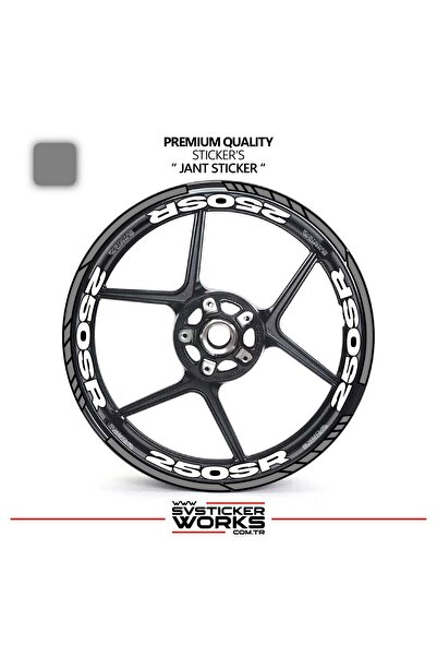 ARONA Cfmoto 250Sr Wheel Sticker and Inner Text Printed Label Sticker Model P...