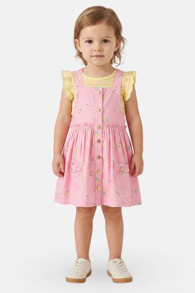 NANETTE LEPORE Toddlers Girl 2 Pcs Floral Print Dress And Top Set, Multicolor