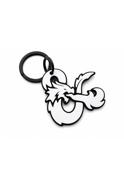 Yapı3D Decorative Dragon Themed Keychain 🗝️   Stylish Bag Accessory 🎁   Hard Plastic for Daily Use