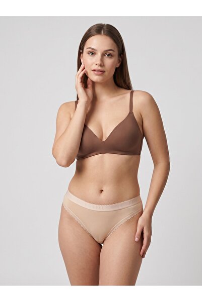 ELLE ملابس داخلية نسائية من 3 قطع مطرزة بشعار، متعددة الألوان