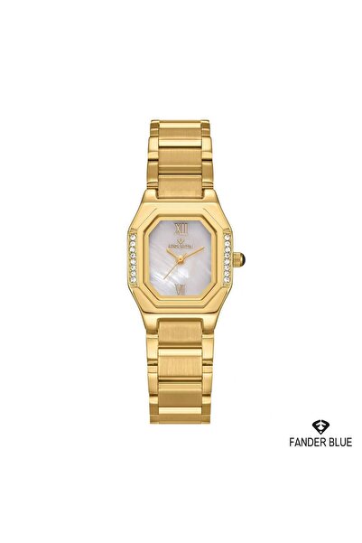 FANDER BLUE Fender Blue Octa Elite Women's Watch-Golden with Pearl White Dial
