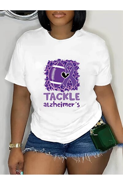 212Wear Women'S T-Shirt - Purple Heart Puzzle Piece Design, Soft & Comfortabl...