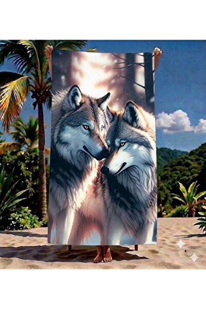 Elmas Dizayn Beach Sports Bath Towel Quick Drying Water Absorbent Sand Resist...