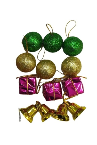 PartyMarty Party Marty Tree Ornament Ball Gift Pack of 12 - 3 Packs