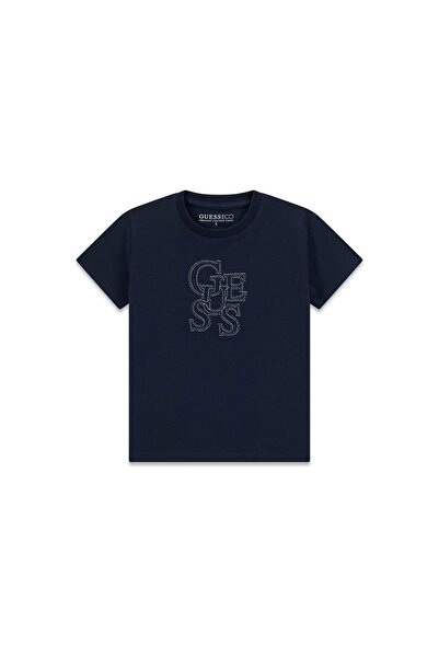 Guess Tricou băieți N6RI17K8HM4 Bleumarin