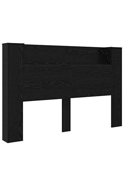 vidaxl Heaboard Stejar Negru Lemn prelucrat