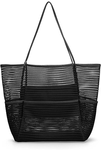 Arabest Beach Mesh Tote Bag for Grown-ups,Large Travel & Pool Bag,Lightweight...