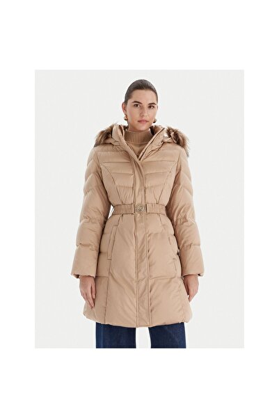 Guess Geacă de puf pentru femei W5BL30W2802 Bej