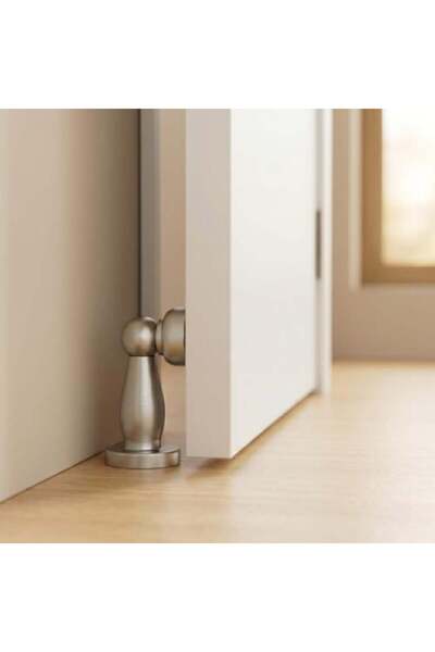 KANA Stainless Steel Magnetic Door Stopper Anti-Shock Matte Chrome - Kana