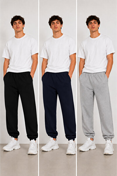 ZİYMO 3-Piece Men's Rubberized Trackpants