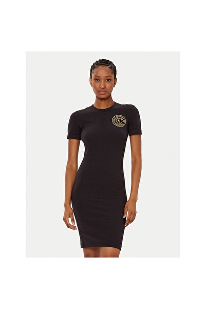 VERSACE JEANS COUTURE Rochie de zi cu zi pentru femei 78HAOT00 CJ03T Negru
