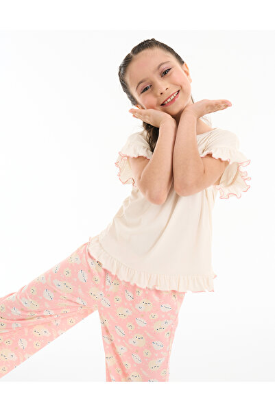 Nayomi Dream NAY LD SUMMER LOVE PROMO PJ SET-LDPJSLPPJS08:MIDPINK:7-8YEARS