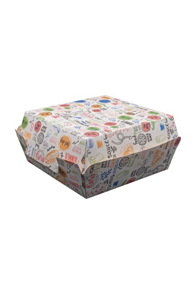 OEM Cutie pentru burger BURGER M Enjoy, 115x115x60mm (150 bucăți)