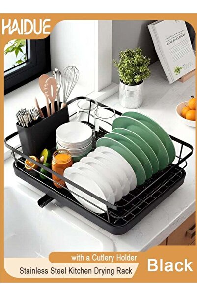 Haidue Dish Drying Rack- Space-Saving Dish Rack Dish Racks for Kitchen Counte...