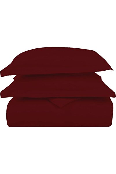PIZUNA Royale 100% Cotton GCC King Size Duvet Cover Set 240x220 cm Rio Red, 1...