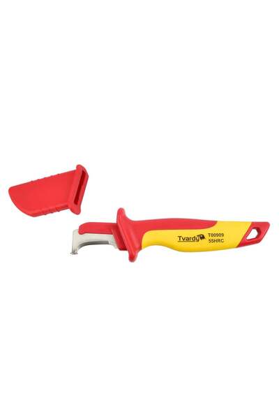 Tvardy Cuțit de tăiat cabluri izolat VDE, 180 mm, T00909