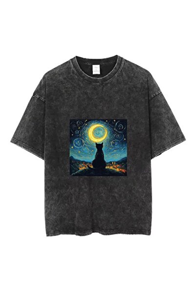 bellanova Elanco Unisex Colorful Oversize Printed T-Shirt Streetwear Comforta...