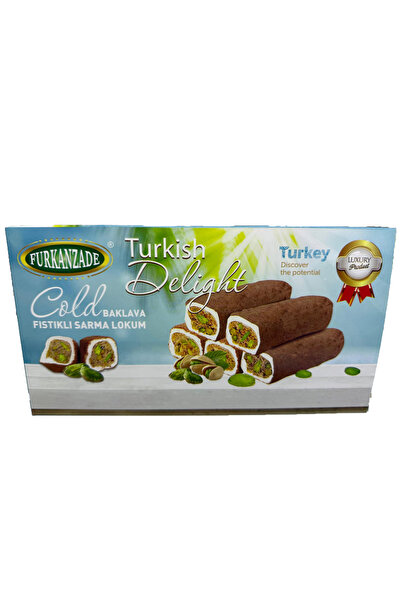Fukanzade Turkish Delight Cold Baklava Fıstıklı Sarma Lokum 400 gr