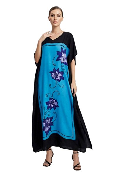 NO BRAND Women's Elegant Kaftan Maxi dress