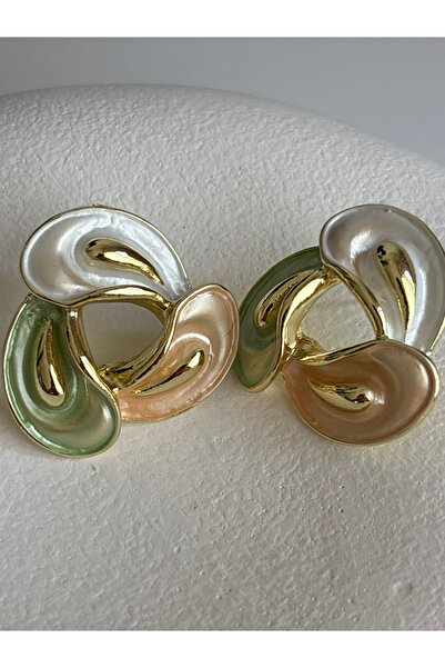 BHR AKSESUAR Colored Earrings (3 cm)