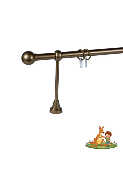 KLEIDECO Galerie simpla perdea AUSTRALIA, Metal, Diametru 19 mm, Capete SIDNE...
