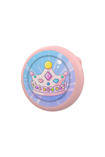 Choice7 Crown The Children's Hidden GPS Tracker Airtag Case and Airtag Stand ...