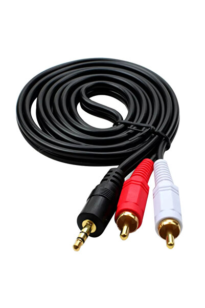 Choice 1.35m Black 3.5mm to 2RCA 1.5m/3m/5m/10m RCA Audio Cable 3.5mm Jack to...