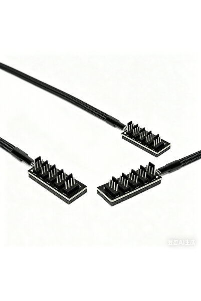 Choice 1to5-3pcs 1 to 5 PWM Fan Hub PC CPU Cooling 4PIN Fan Power Cable Hub A...